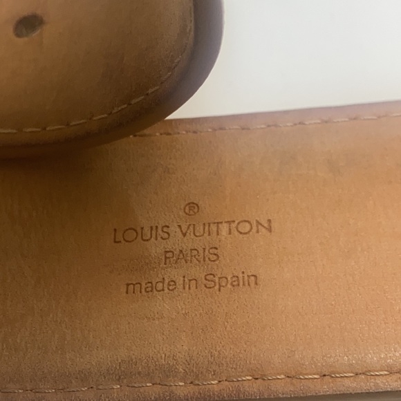 Louis Vuitton Travelling Requisites Tan Belt - Picture 5 of 5